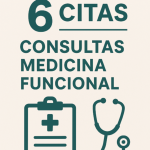 Paquete 6 consultas Medicina Funcional 6 Citas