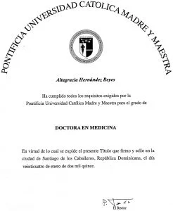 Certificado - Rayo de salud