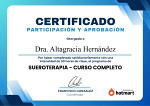 Certificado - Rayo de salud